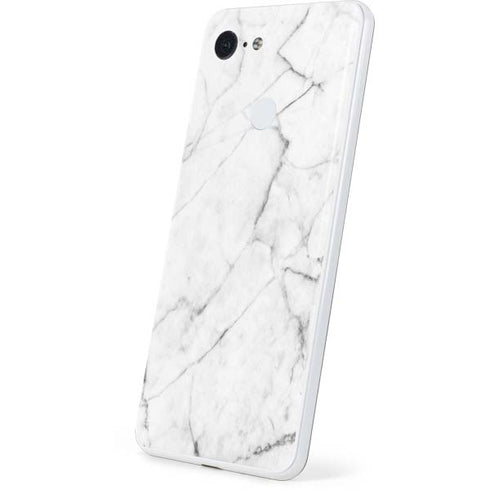 White Marble Google Pixel 3 Skin